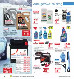 Gazetka promocyjna Makro - [Oferta promocyjna] Artykuły przemysłowe - Gazetka - ważna od 08.02 do 08.02.2021 - strona 8 - produkty: Koncentrat płynu do spryskiwaczy, Sok, Odmrażacz do szyb, Olej silnikowy, Prostownik, Chusteczki, Biuro, Olej, Akumulator