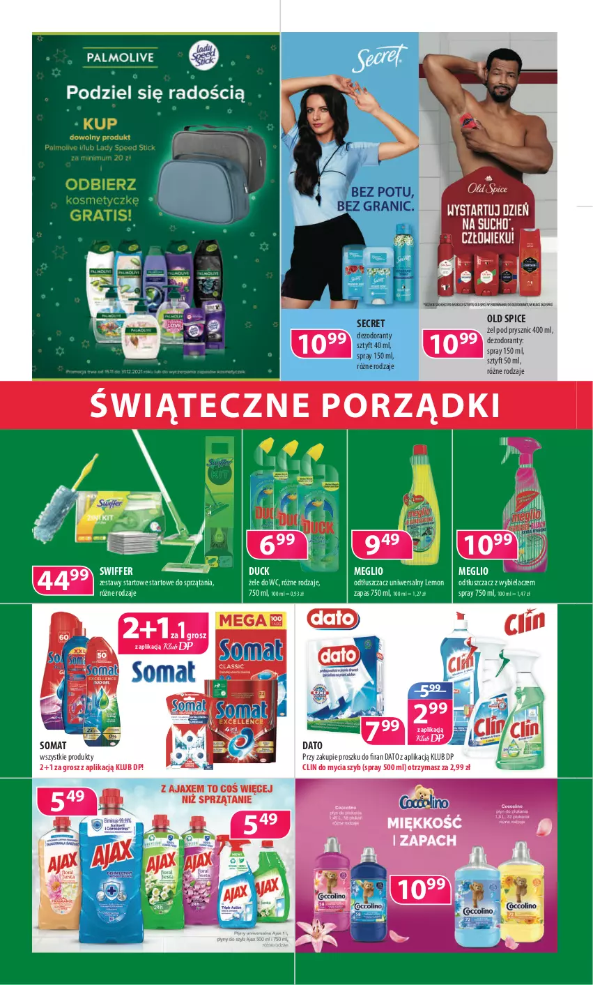 Gazetka promocyjna Drogerie Polskie - Gazetka - ważna 03.12 do 31.12.2021 - strona 6 - produkty: Clin, Dezodorant, Duck, Odtłuszczacz, Old Spice, Por, Somat