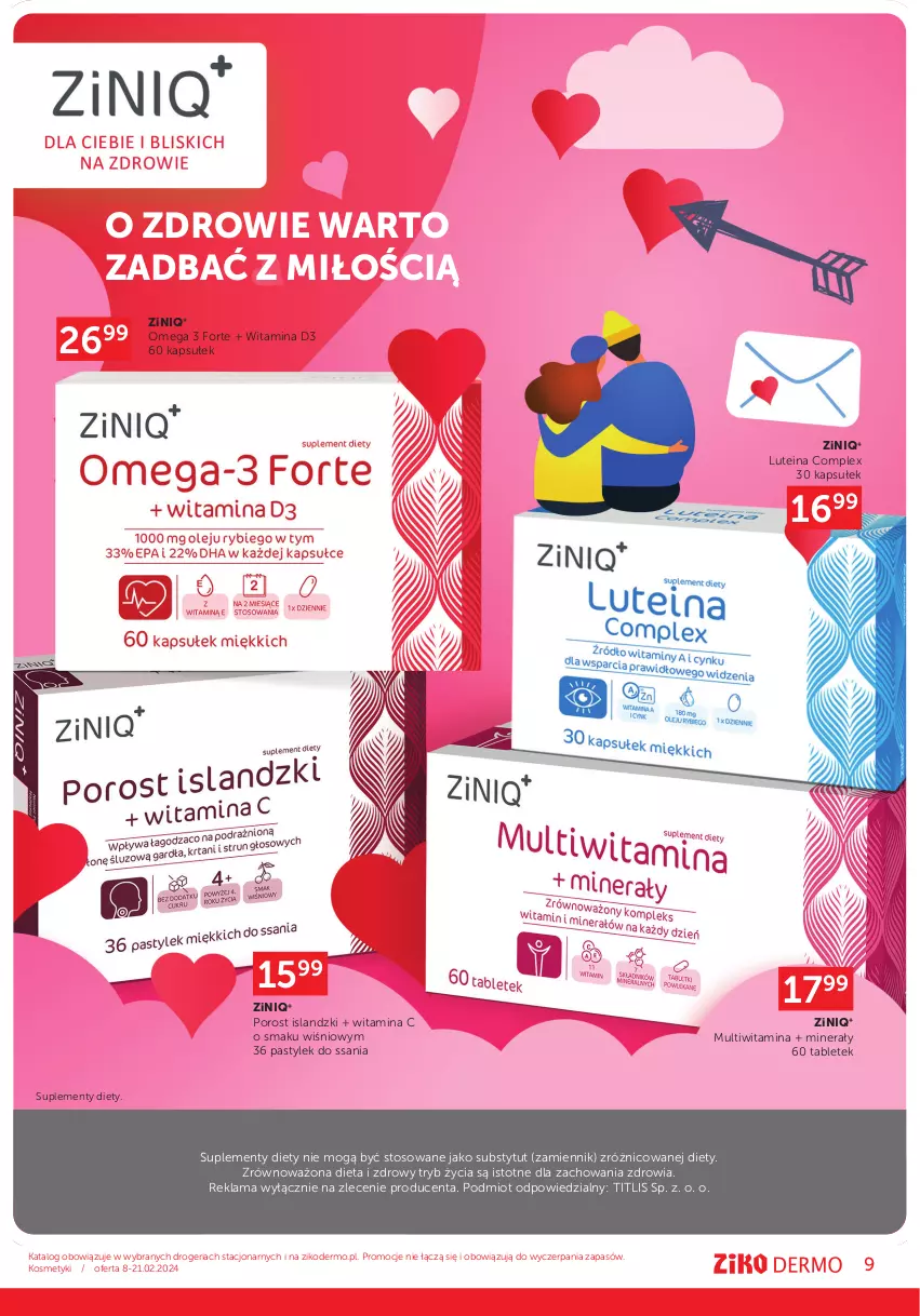 Gazetka promocyjna Ziko - Gazetka Ziko Dermo - ważna 08.02 do 21.02.2024 - strona 9 - produkty: Isla, Por, Tablet, Zdrowie