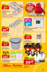Gazetka promocyjna Auchan - Gazetka 30 Lat Hipermarket Auchan - Gazetka - ważna od 08.07 do 08.07.2026 - strona 31 - produkty: Sok, Deska do prasowania, Pojemnik, Foremki, Wiadro, Znicz