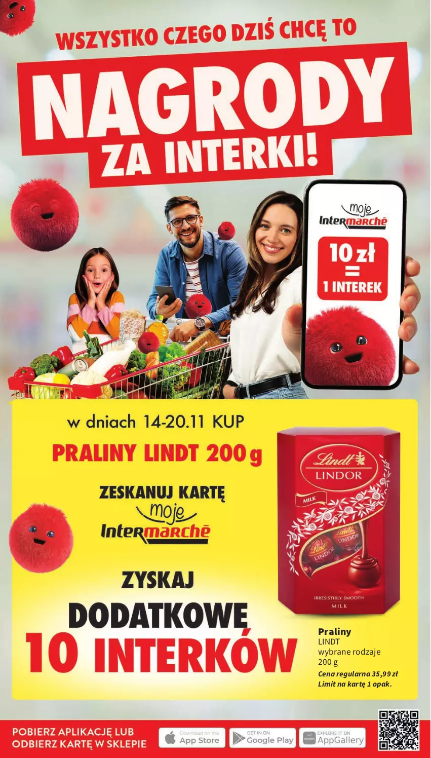 Gazetka promocyjna Intermarche - Gazetka Intermarche - ważna 14.11 do 20.11.2024 - strona 44 - produkty: Lindt, Praliny