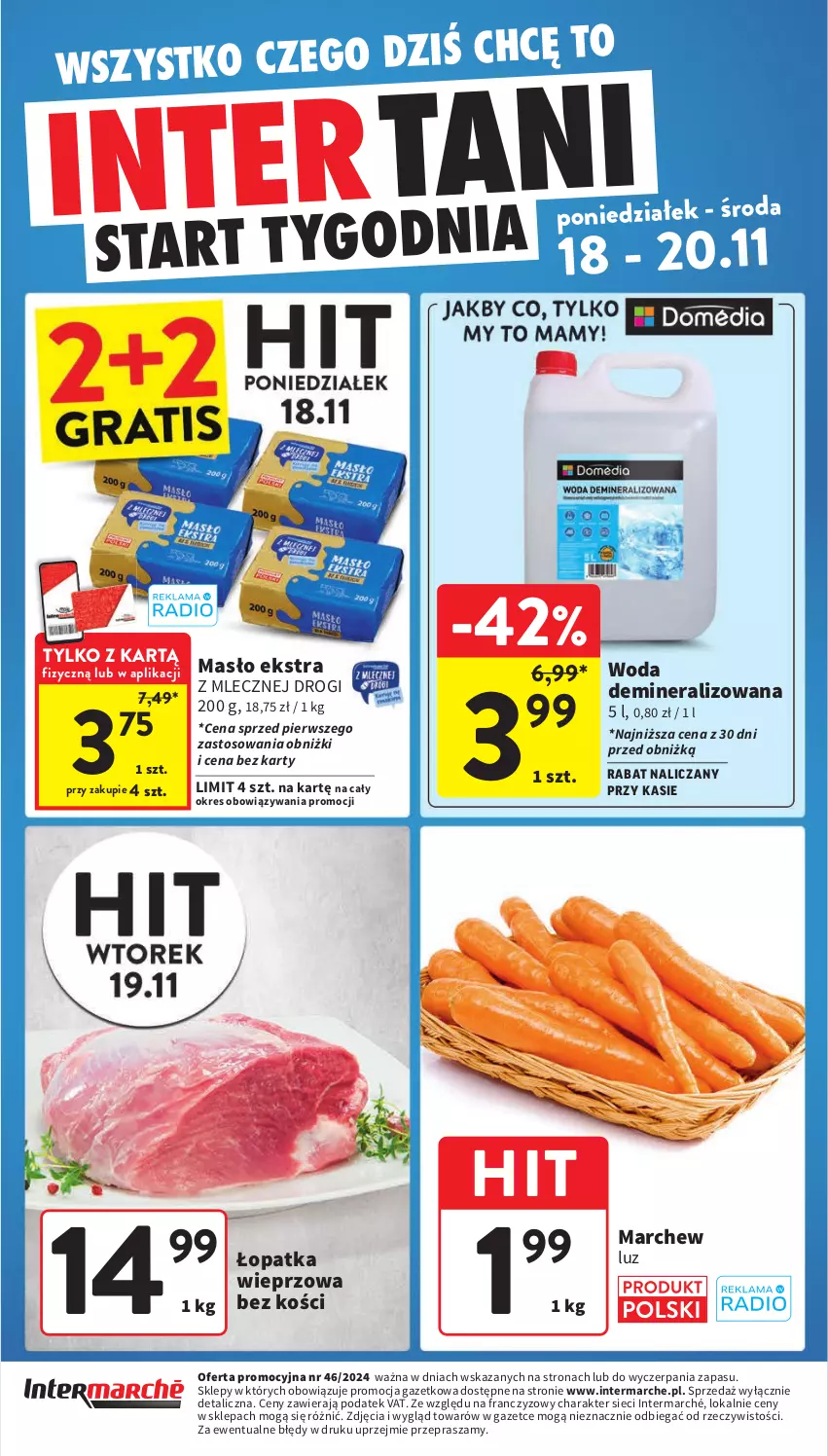 Gazetka promocyjna Intermarche - Gazetka Intermarche - ważna 14.11 do 20.11.2024 - strona 48 - produkty: Masło, Woda