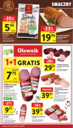 Gazetka promocyjna Intermarche - Gazetka Intermarche - Gazetka - ważna od 20.11 do 20.11.2024 - strona 20 - produkty: Piec, Polędwica, Warzywa, Sok, Pieczeń rzymska, Sokołów, Parówki, Szynka, Kabanos, Szynka biała, Kiełbasa, Olewnik