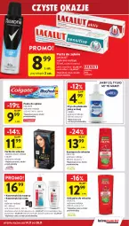 Gazetka promocyjna Intermarche - Gazetka Intermarche - Gazetka - ważna od 20.11 do 20.11.2024 - strona 39 - produkty: Krem nawilżający, Makijaż, Fructis, Płyn do płukania jamy ustnej, Bell, Pasta do zębów, Joanna, Lacalut, Płyn do płukania, Szampon, Odżywka, Colgate, Farba do włosów, LG, Fa