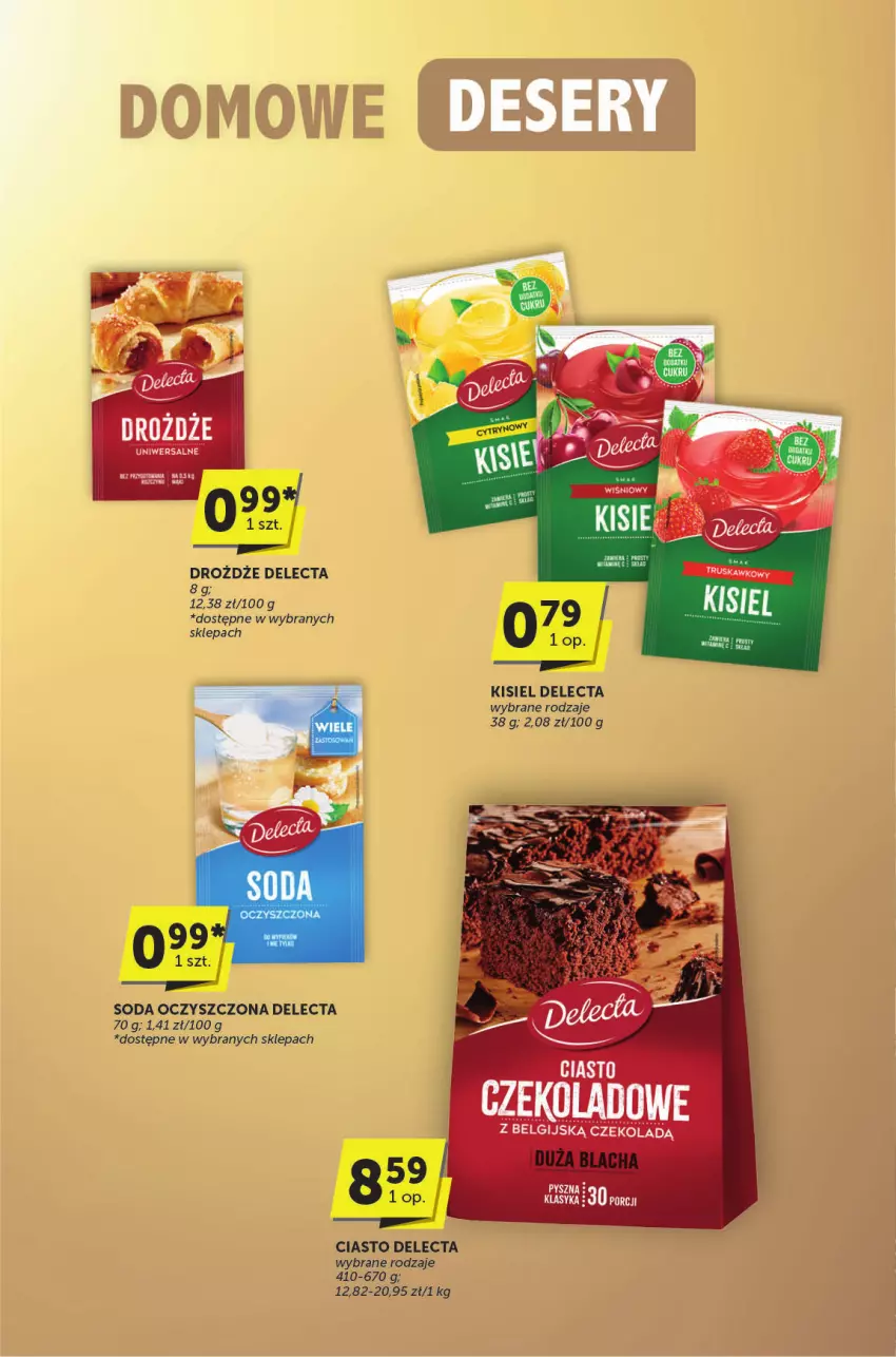 Gazetka promocyjna ABC - ważna 09.01 do 21.01.2025 - strona 16 - produkty: Delecta, Drożdże, Kisiel, Soda oczyszczona