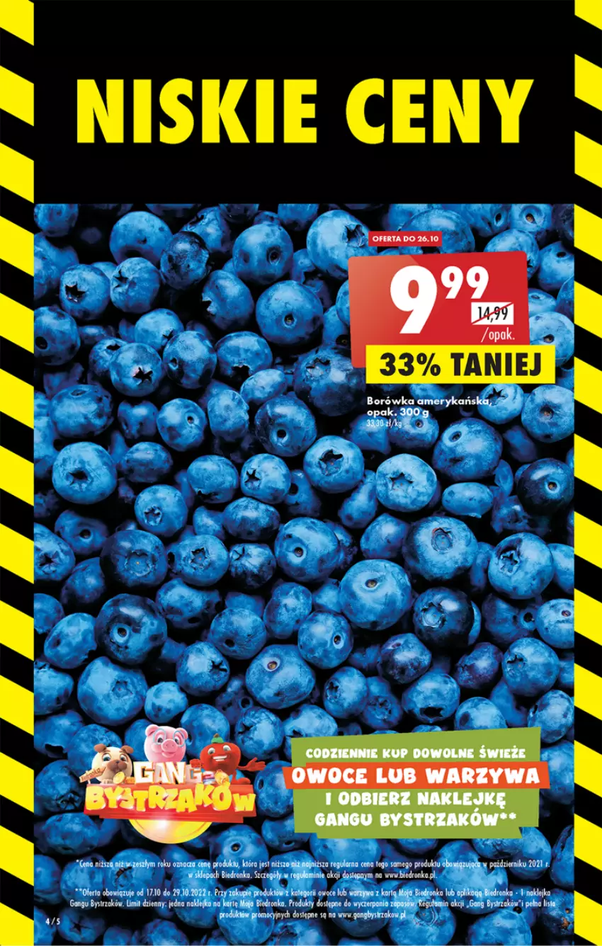 Gazetka promocyjna Biedronka - W tym tygodniu P - ważna 24.10 do 29.10.2022 - strona 4 - produkty: Dron, Klej, Owoce, Warzywa
