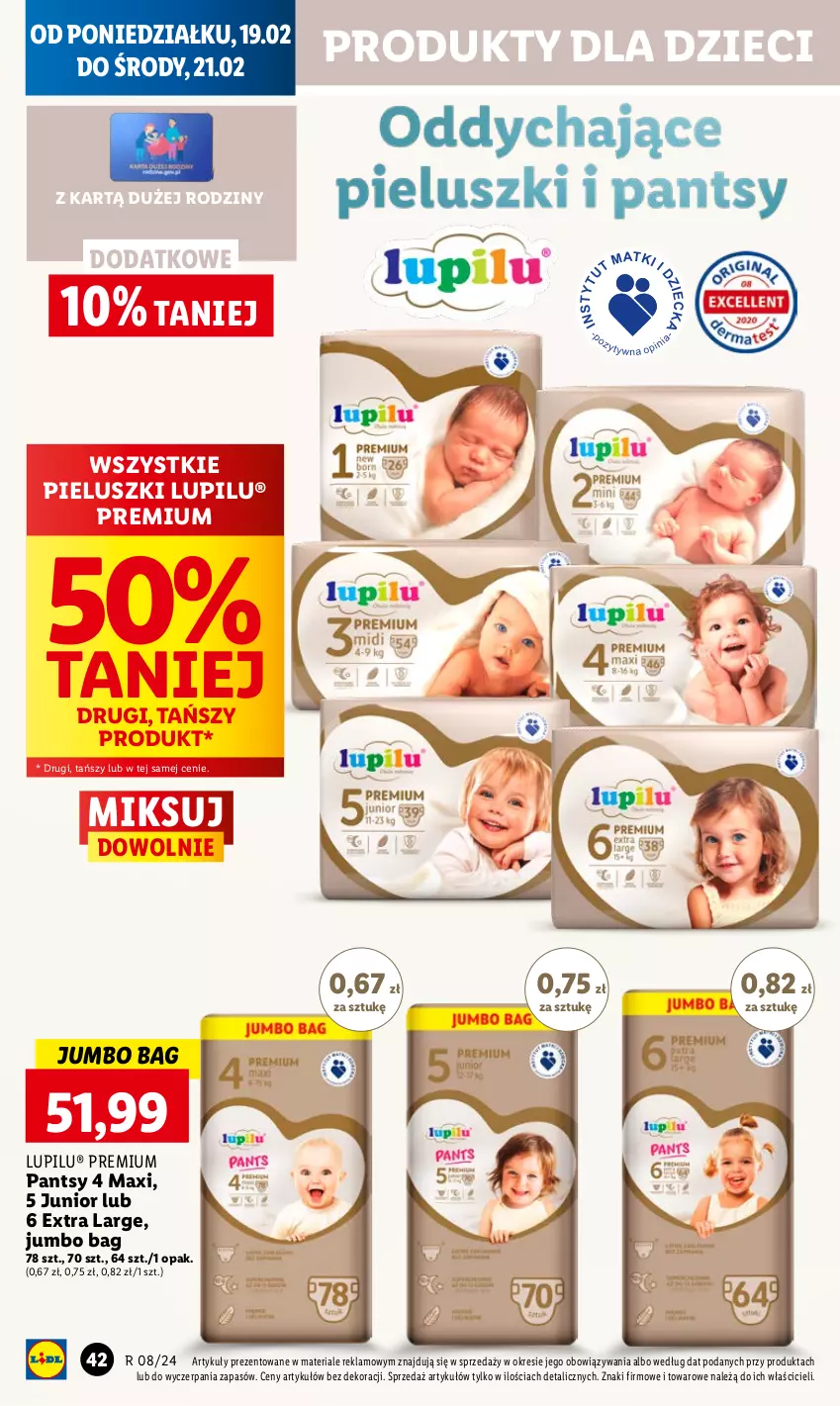 Gazetka promocyjna Lidl - GAZETKA - ważna 19.02 do 21.02.2024 - strona 48 - produkty: Dzieci, O Bag