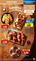 Gazetka promocyjna Lidl - GAZETKA - Gazetka - ważna od 21.02 do 21.02.2024 - strona 17 - produkty: Piec, Por, Croissant, Bagietka, Precle, Pieczywo, Donut, Olej