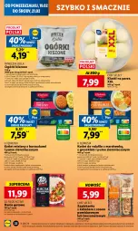 Gazetka promocyjna Lidl - GAZETKA - Gazetka - ważna od 21.02 do 21.02.2024 - strona 24 - produkty: Kurczak, Makaron, So Food, Sos, Ryż, Pur, Wazon, Zapiekanka, Kotlet, Kluski na parze, Olej, Kebab, Danie gotowe