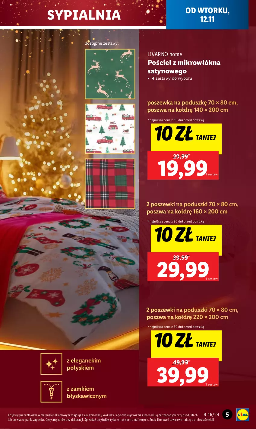 Gazetka promocyjna Lidl - GAZETKA - ważna 12.11 do 16.11.2024 - strona 7 - produkty: Ivar, Pościel, Poszewka, Sypialnia