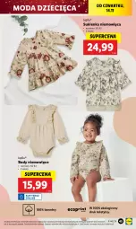 Gazetka promocyjna Lidl - GAZETKA - Gazetka - ważna od 16.11 do 16.11.2024 - strona 47 - produkty: Body, Moda, Dzieci, Sukienka