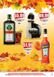 Gazetka promocyjna Topaz - Gazetka - Gazetka - ważna od 30.11 do 30.11.2022 - strona 5 - produkty: Jagermeister, Sheridan's, Likier, Aperol