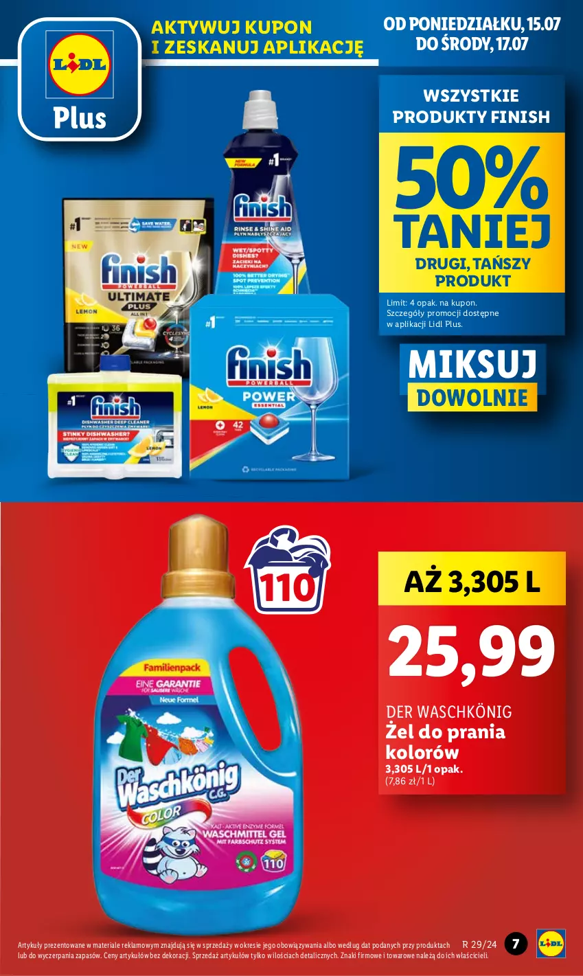 Gazetka promocyjna Lidl - GAZETKA - ważna 15.07 do 17.07.2024 - strona 9 - produkty: Finish, König