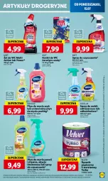 Gazetka promocyjna Lidl - GAZETKA - Gazetka - ważna od 17.07 do 17.07.2024 - strona 49 - produkty: Odkamieniacz, Spray do czyszczenia, Papier, Płyn do mycia podłóg, Płyn do mycia paneli, Kret, Velvet, Odtłuszczacz, Ręcznik, Płyn do mycia, Sidolux