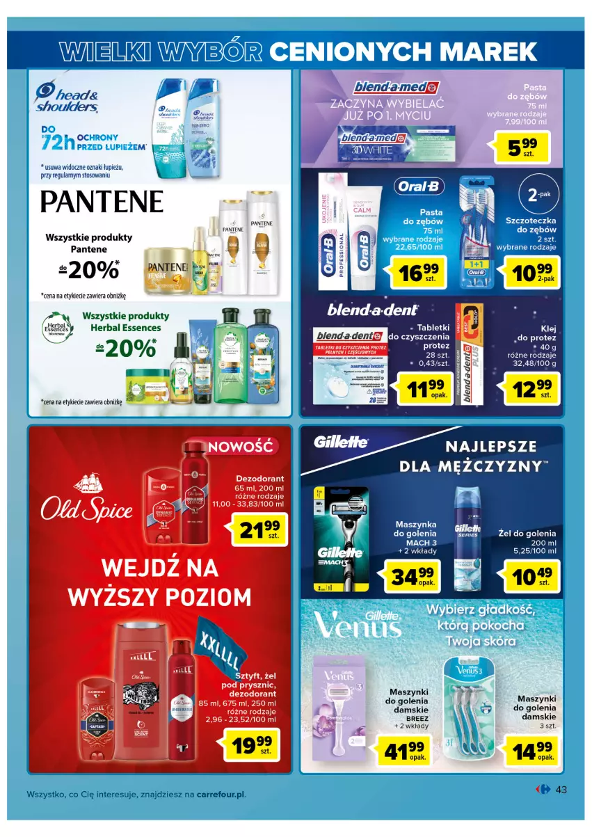 Gazetka promocyjna Carrefour - Gazetka Market - ważna 31.05 do 11.06.2022 - strona 43 - produkty: Dezodorant, Klej, Pantene, Tablet