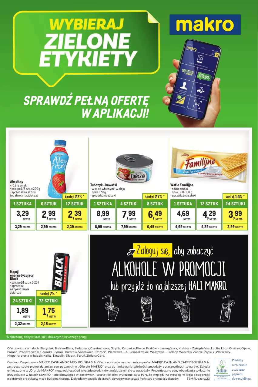 Gazetka promocyjna Makro - Kupujesz więcej płacisz mniej - ważna 01.06 do 30.06.2023 - strona 32 - produkty: Fa, Gra, Kawa, Kosz, Lack, Napój, Olej, Papier, Rum, Sos, Szal, Tuńczyk, Wafle