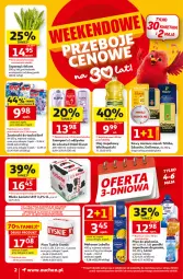 Gazetka promocyjna Auchan - Gazetka 30 Lat Supermarket Auchan - Gazetka - ważna od 06.05 do 06.05.2026 - strona 2 - produkty: Piwa, Tchibo, Lubella, Makaron, Elseve, Gra, Zawieszki, Bell, Bref, Dallmayr, Tyskie, Płyn do płukania, Szampon, Olej rzepakowy, Bella, Odżywka, Olej, Lenor, Mleko