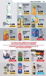 Gazetka promocyjna Netto - Gazetka spożywcza - Gazetka - ważna od 24.12 do 24.12.2021 - strona 13 - produkty: Piwa, Piwo, Książęce, Nałęczowianka, Sok, Por, Gra, Ice tea, Ananas, Tyskie, Perła, Pepsi, Oranżada, Hellena, Lipton, Woda gazowana, Tymbark, Limonka, Woda, Harnaś, Napój, Nektar, Hortex