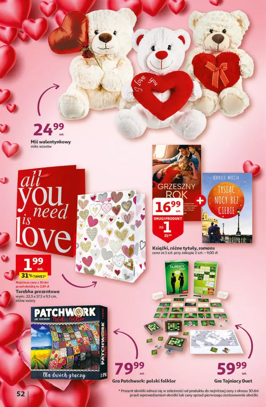 Gazetka promocyjna Auchan - Gazetka Świat Pełen Smaku Hipermarket Auchan - ważna 01.02 do 07.02.2024 - strona 52 - produkty: Gra, Torebka