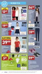 Gazetka promocyjna Aldi - Pełny katalog - Gazetka - ważna od 30.04 do 30.04.2022 - strona 30 - produkty: Top, Blezer damski, Sneakersy, Bermudy, Karp, T-shirt, Wełna, Moda, Dzieci, Spodnie, Fa