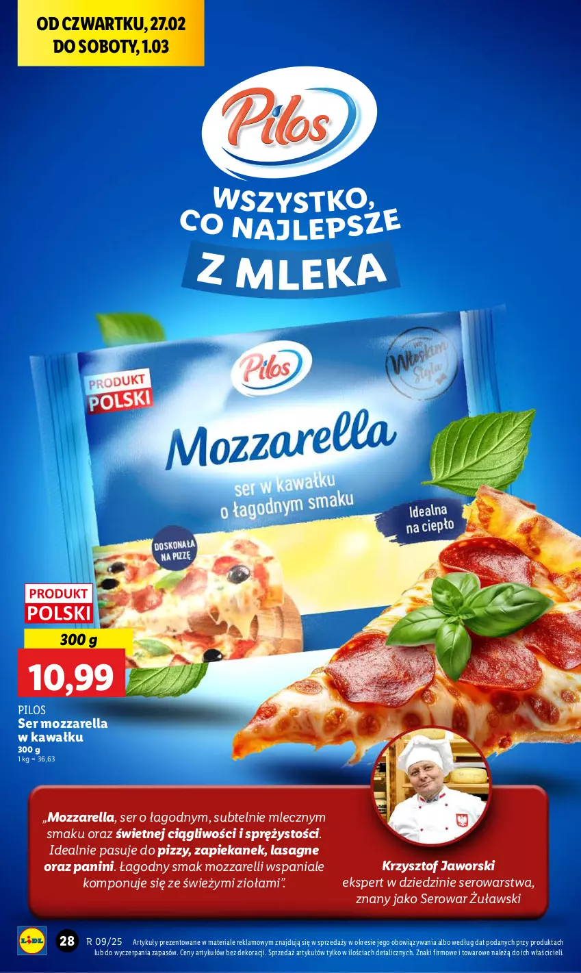 Gazetka promocyjna Lidl - GAZETKA - ważna 27.02 do 01.03.2025 - strona 32 - produkty: Kawa, Lasagne, Mozzarella, Pilos, Ser