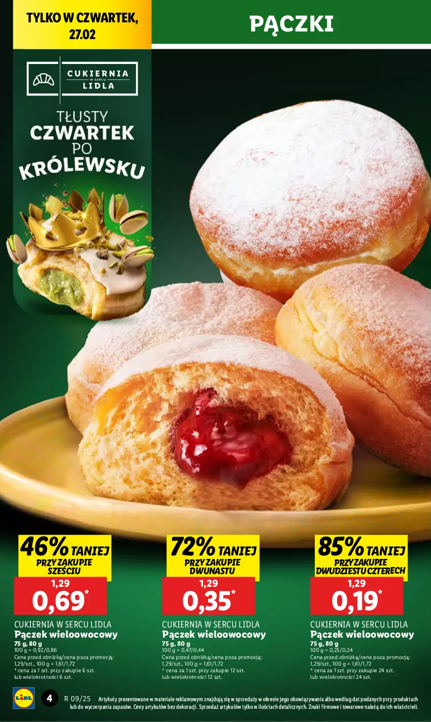 Gazetka promocyjna Lidl - GAZETKA - ważna 27.02 do 01.03.2025 - strona 6 - produkty: Cukier, Pączek, Ser