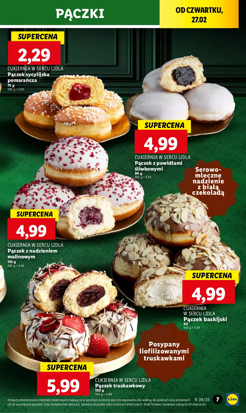 Gazetka promocyjna Lidl - GAZETKA - ważna 27.02 do 01.03.2025 - strona 9 - produkty: Cukier, Pączek, Ser