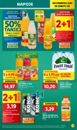 Gazetka promocyjna Lidl - GAZETKA - Gazetka - ważna od 01.03 do 01.03.2025 - strona 45 - produkty: Sok, Por, Gin, Gra, Napój energetyczny, Tropical, Napoje, LANA, Tymbark, Oshee, Woda, Napój, Nektar