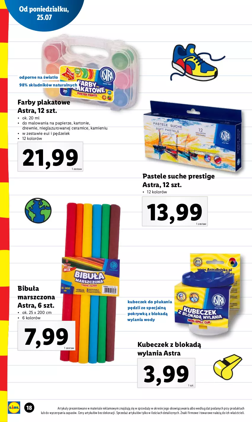 Gazetka promocyjna Lidl - KATALOG POWRÓT DO SZKOŁY - ważna 25.07 do 27.08.2022 - strona 18 - produkty: Fa, Lazur, Mars, Papier, Por