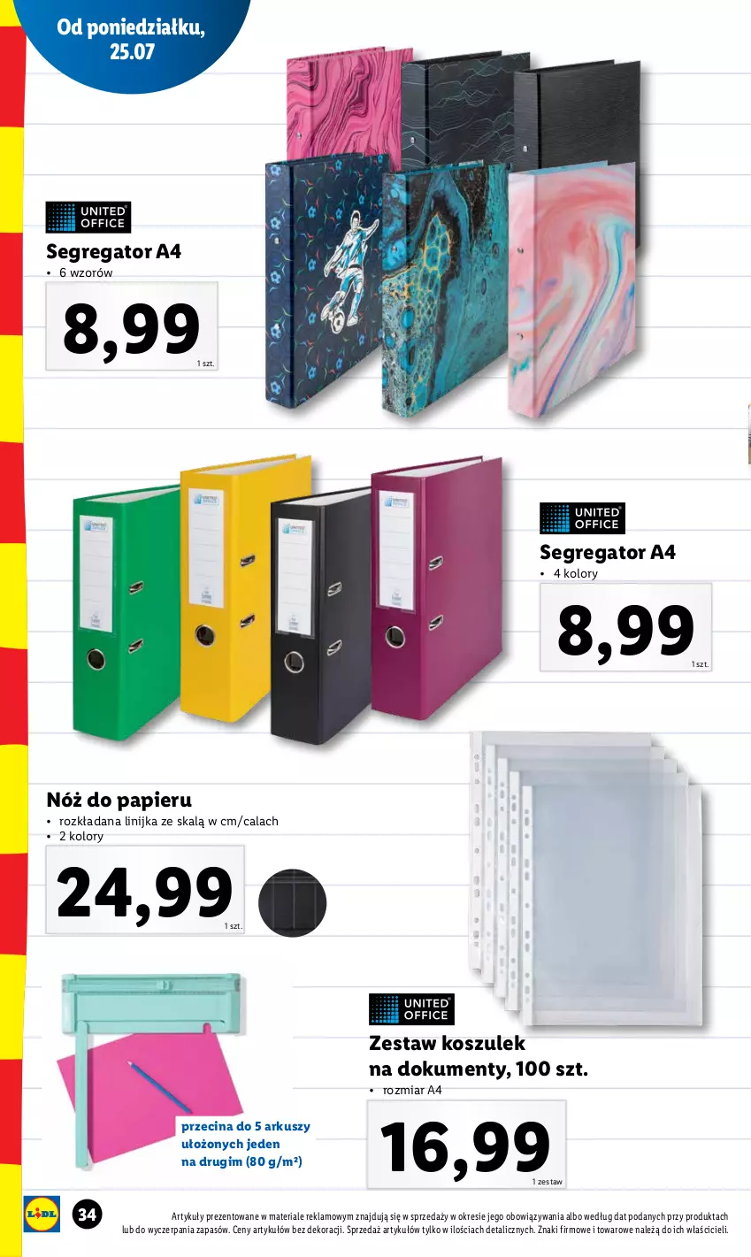 Gazetka promocyjna Lidl - KATALOG POWRÓT DO SZKOŁY - ważna 25.07 do 27.08.2022 - strona 34 - produkty: Kosz, Papier