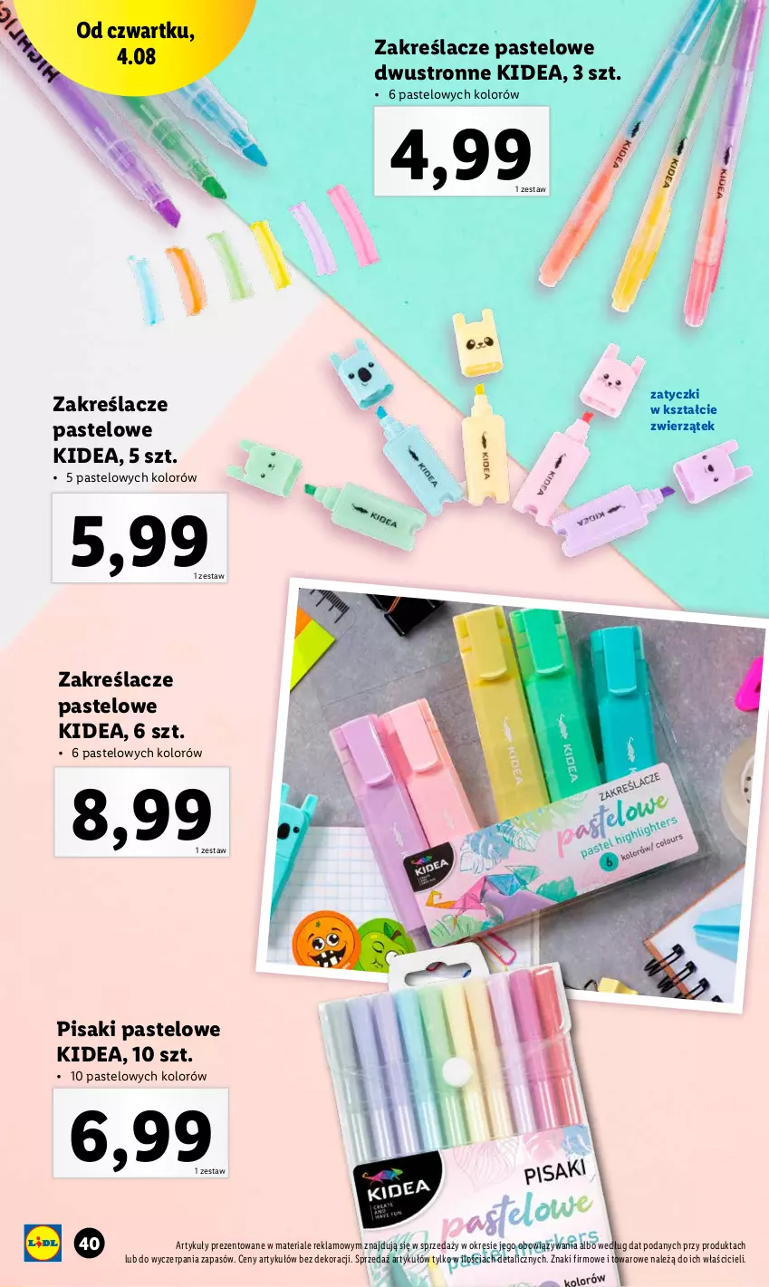 Gazetka promocyjna Lidl - KATALOG POWRÓT DO SZKOŁY - ważna 25.07 do 27.08.2022 - strona 40