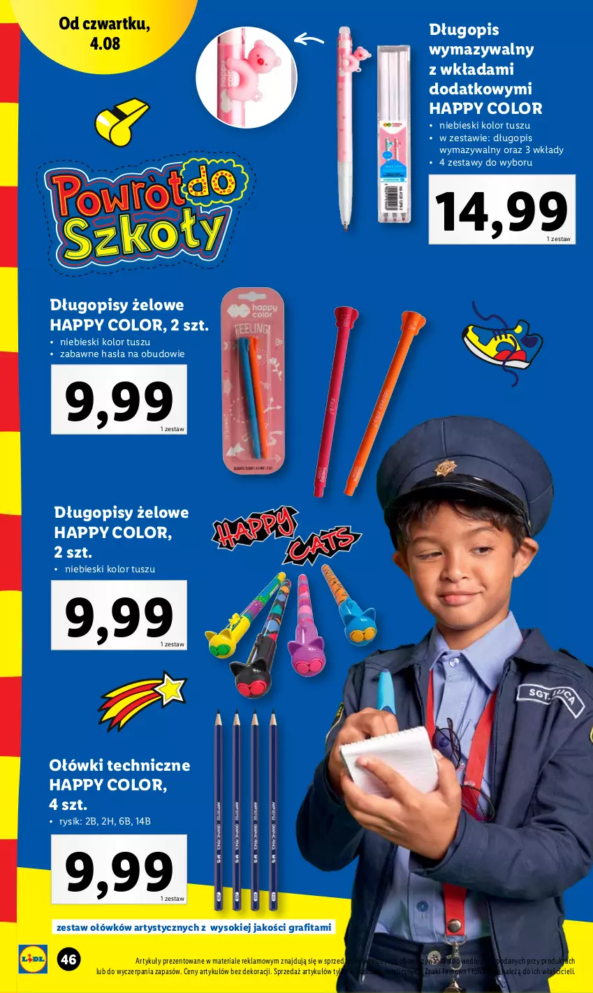 Gazetka promocyjna Lidl - KATALOG POWRÓT DO SZKOŁY - ważna 25.07 do 27.08.2022 - strona 46 - produkty: Długopis, Gra, Sok, Tusz