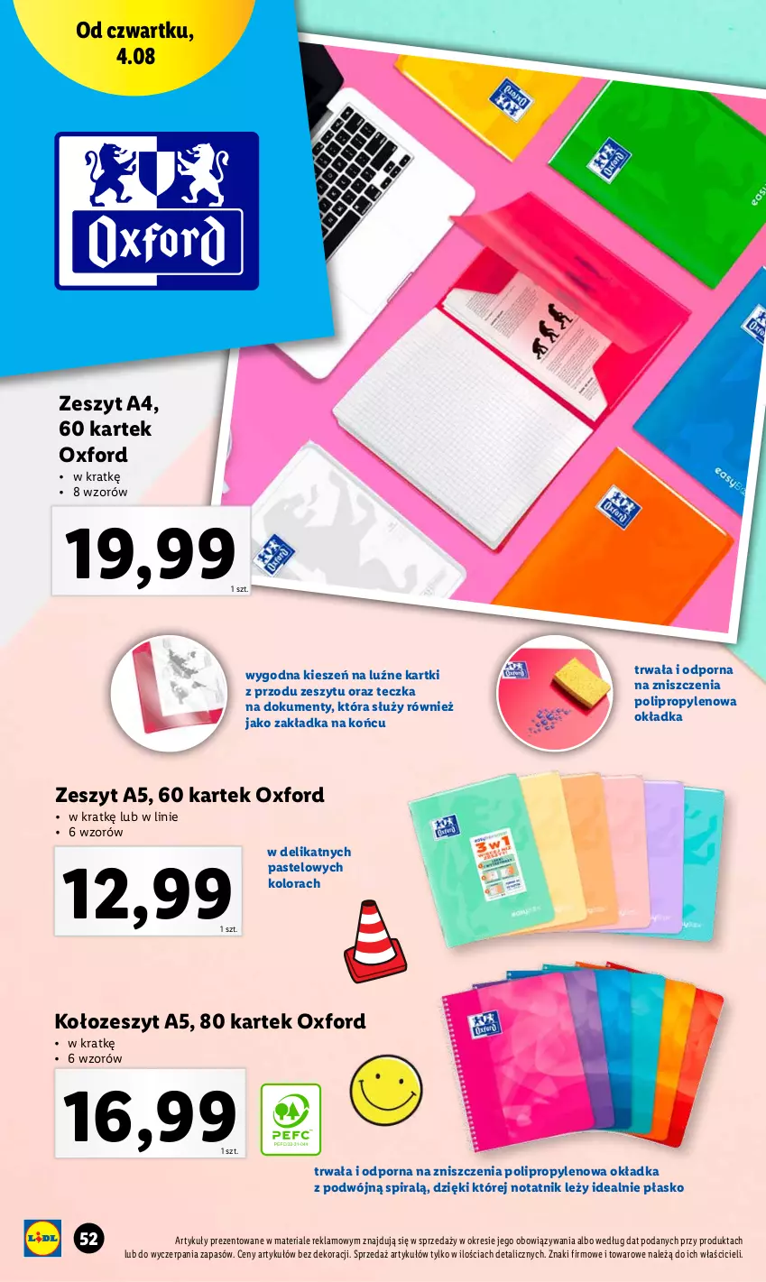 Gazetka promocyjna Lidl - KATALOG POWRÓT DO SZKOŁY - ważna 25.07 do 27.08.2022 - strona 52 - produkty: Por