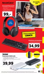 Gazetka promocyjna Lidl - KATALOG POWRÓT DO SZKOŁY - Gazetka - ważna od 27.08 do 27.08.2022 - strona 63 - produkty: Przewód, Słuchawki, Klawiatura, Mikrofon, Kabel USB, Słuchawki bluetooth, Powerbank, Fa