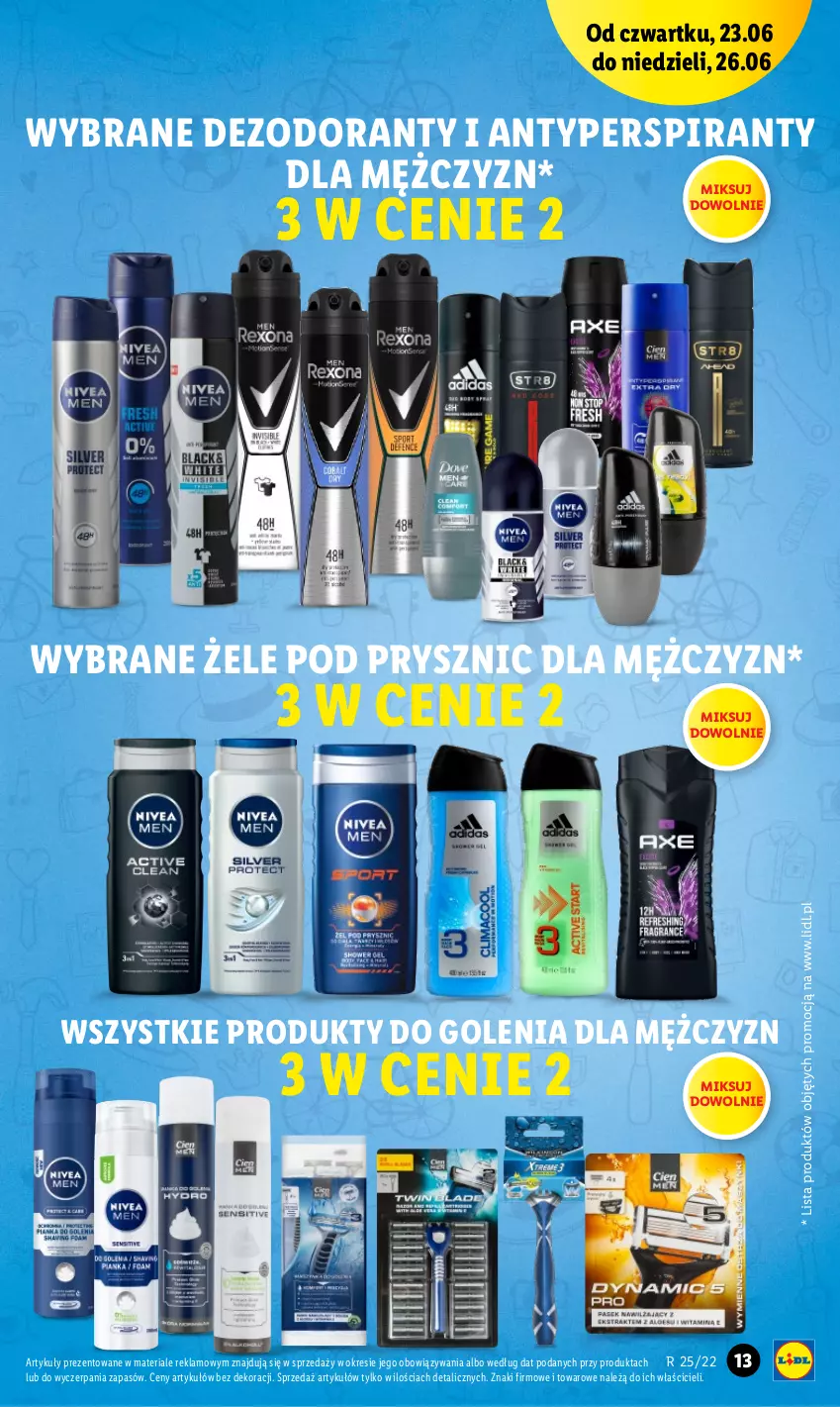 Gazetka promocyjna Lidl - GAZETKA - ważna 23.06 do 26.06.2022 - strona 13 - produkty: Antyperspirant, Dezodorant