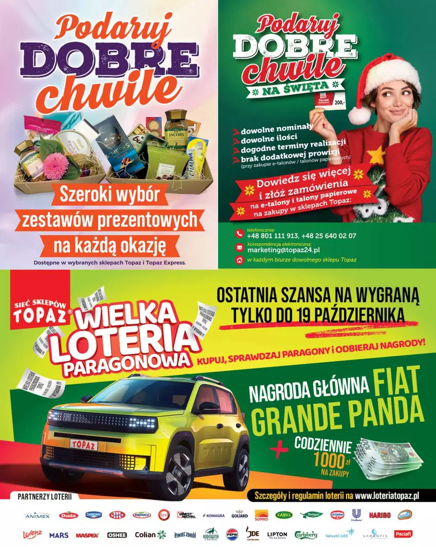 Gazetka promocyjna Topaz - Gazetka - ważna 16.10 do 12.10.2025 - strona 10 - produkty: Goliard, Gra, Haribo, Kamis, LG, Lipton, Mars, Sonko, Top