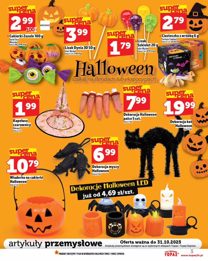Gazetka promocyjna Topaz - Gazetka - ważna 16.10 do 12.10.2025 - strona 3