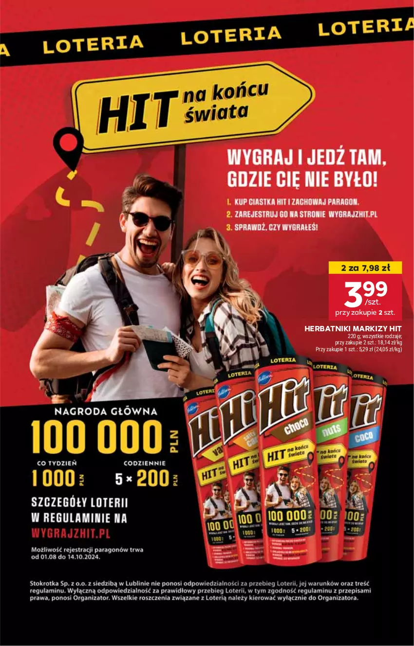 Gazetka promocyjna Stokrotka - Market - ważna 22.08 do 28.08.2024 - strona 13 - produkty: Herbatniki