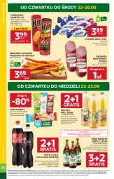 Gazetka promocyjna Stokrotka - Market - Gazetka - ważna od 28.08 do 28.08.2024 - strona 4 - produkty: Piwa, Piwo, Sos, Sok, Gra, Cukier, Kiełbasa krakowska, Milky Way, Lody, Herbatniki, Cukierki, Napój, Kiełbasa, Olewnik, Brzuszki z łososia, Hortex, HP