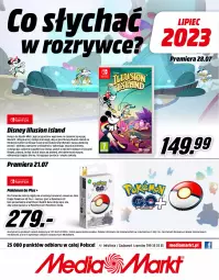 Gazetka promocyjna Media Markt - Gazetka Media Markt - Gazetka - ważna od 31.07 do 31.07.2023 - strona 16 - produkty: Piec, Nintendo Switch, Sok, Gra, Isla, Kret, Disney, Mysz, Pokémon, Smartfon