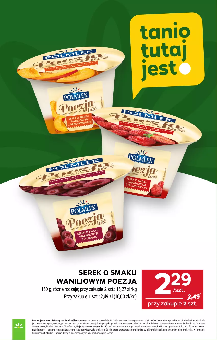 Gazetka promocyjna Stokrotka - Market - ważna 18.06 do 24.06.2026 - strona 14 - produkty: Mięso, Optima, Owoce, Ser, Serek, Warzywa