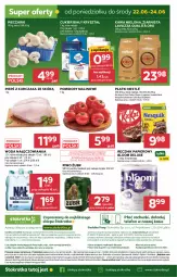 Gazetka promocyjna Stokrotka - Market - Gazetka - ważna od 24.06 do 24.06.2026 - strona 33 - produkty: Piwa, Piwo, Piec, Kurczak, Nałęczowianka, Warzywa, Corn flakes, Ser, Mus, JBL, Gra, Telefon, Papier, Cukier, Nesquik, Jogurt, Kawa mielona, Kawa, O nas, Dres, Optima, Ręcznik, Torba, Lavazza, Owoce, Woda, Wagi, Pomidory, Mięso, Nestlé