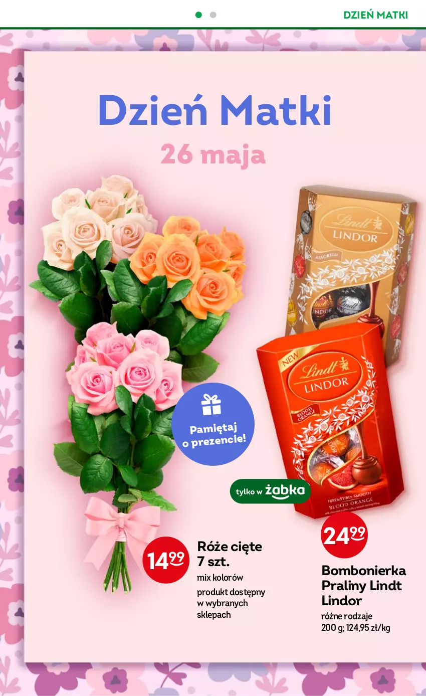 Gazetka promocyjna Żabka - ważna 24.05 do 06.06.2023 - strona 28 - produkty: Lindor, Lindt, Mięta, Praliny