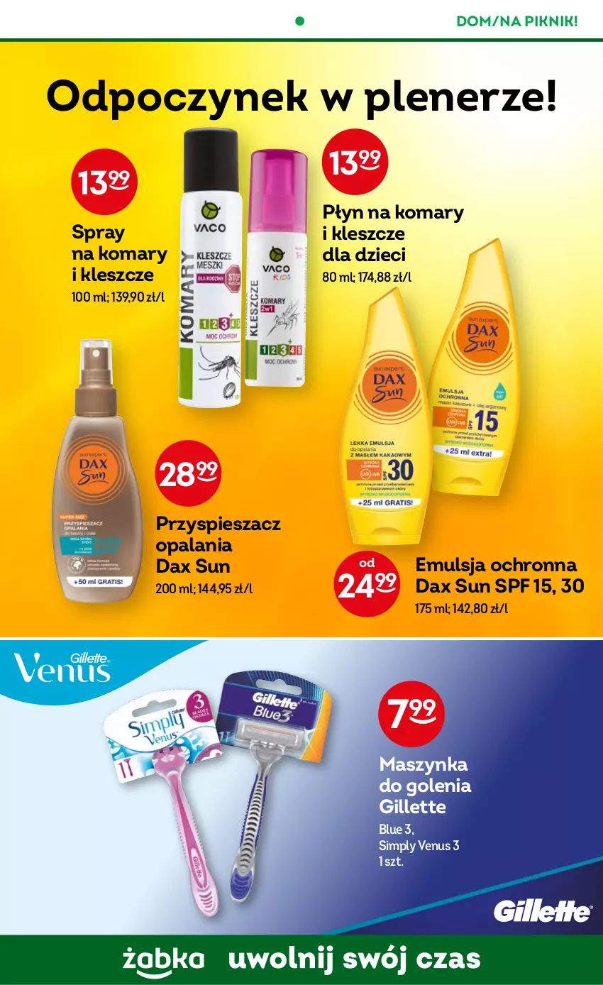 Gazetka promocyjna Żabka - ważna 24.05 do 06.06.2023 - strona 61 - produkty: DAX, Dzieci, Emulsja, Gillette, Maszynka, Maszynka do golenia, Szynka, Venus