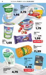 Gazetka promocyjna Netto - Artykuły spożywcze - Gazetka - ważna od 20.08 do 20.08.2022 - strona 8 - produkty: Jogurt naturalny, Cheddar, Ser, Gin, Twaróg, Zott, Jogurt, Rolada Ustrzycka, Rolmlecz, Activia, Serek homogenizowany, Serek, Rolada, Twaróg półtłusty, Gouda, Milka