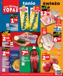 Gazetka promocyjna Topaz - Gazetka - Gazetka - ważna od 04.03 do 04.03.2026 - strona 1 - produkty: Kurczak, Makaron, Tusz, Schab wieprzowy