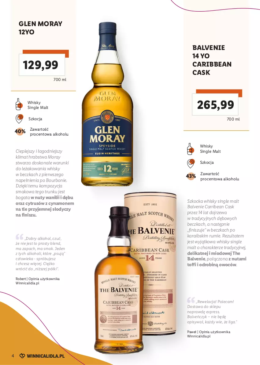 Gazetka promocyjna Lidl - Winnica Lidla - ważna 19.01 do 16.02.2021 - strona 4 - produkty: Bourbon, Koc, Nuty, Rum, Whisky