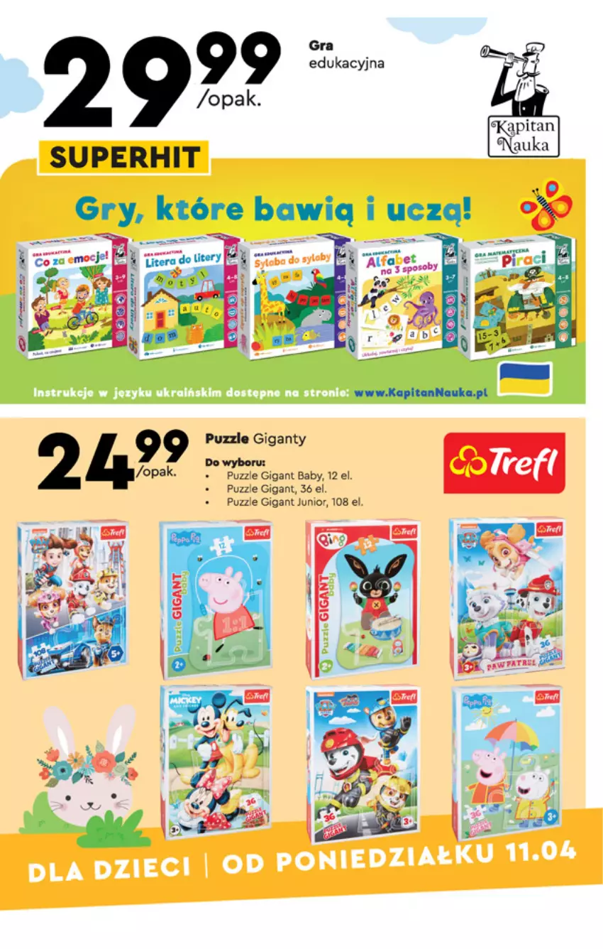 Gazetka promocyjna Biedronka - Okazje tygodnia - ważna 11.04 do 27.04.2022 - strona 5 - produkty: Gra, Gry, Puzzle