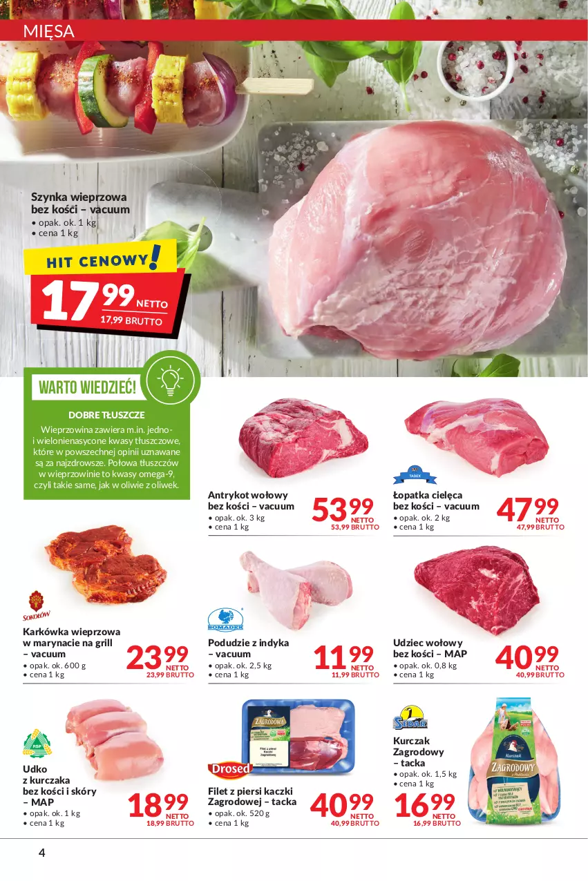 Gazetka promocyjna Makro - [Oferta promocyjna] Artykuły spożywcze i przemysłowe - ważna 17.05 do 30.05.2022 - strona 4 - produkty: Antrykot wołowy, Filet z piersi kaczki, Grill, Karkówka wieprzowa, Kurczak, Szynka, Szynka wieprzowa, Udziec wołowy, Wieprzowina