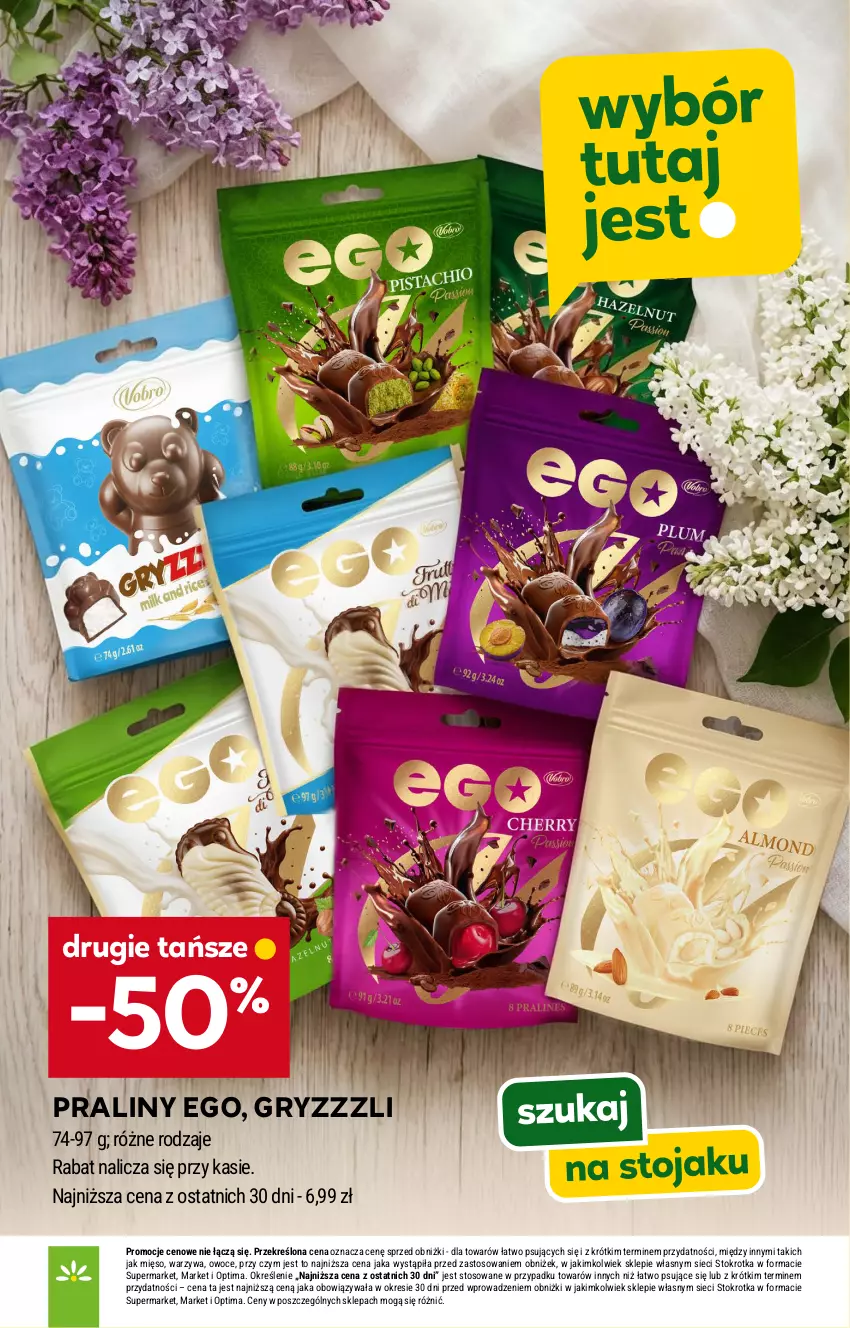 Gazetka promocyjna Stokrotka - Supermarket - ważna 07.05 do 13.05.2026 - strona 32 - produkty: Gry, Mięso, Optima, Owoce, Praliny, Warzywa